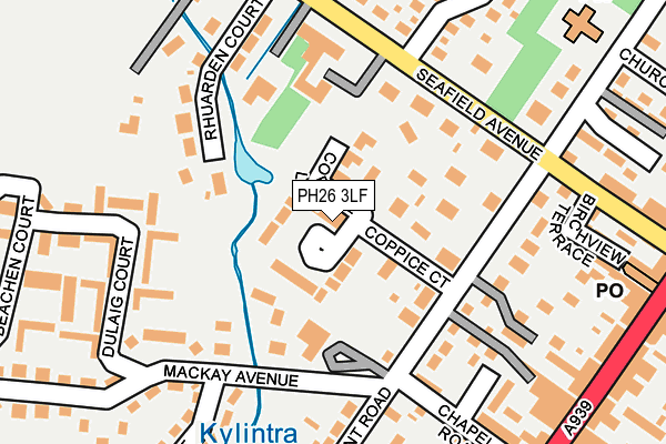 PH26 3LF map - OS OpenMap – Local (Ordnance Survey)