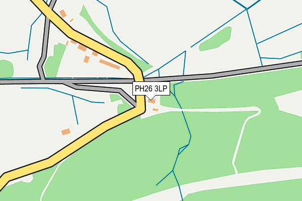 PH26 3LP map - OS OpenMap – Local (Ordnance Survey)