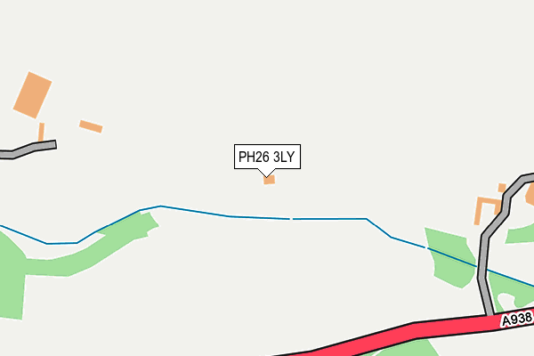 PH26 3LY map - OS OpenMap – Local (Ordnance Survey)