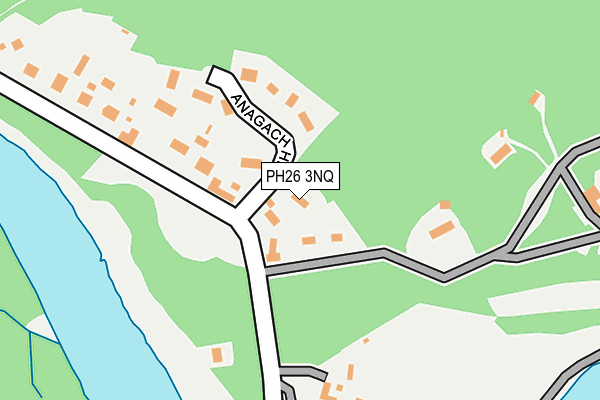 PH26 3NQ map - OS OpenMap – Local (Ordnance Survey)