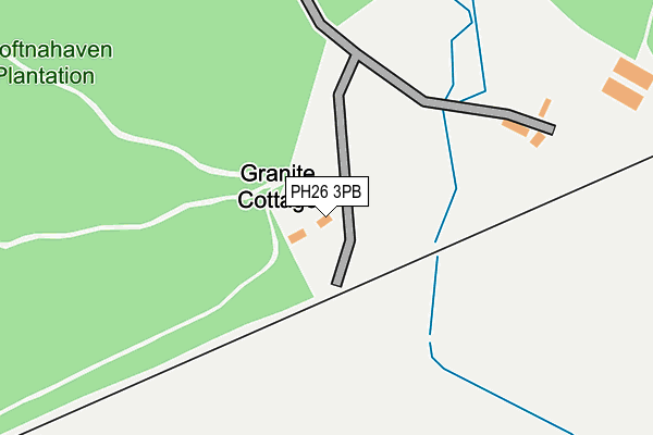 PH26 3PB map - OS OpenMap – Local (Ordnance Survey)