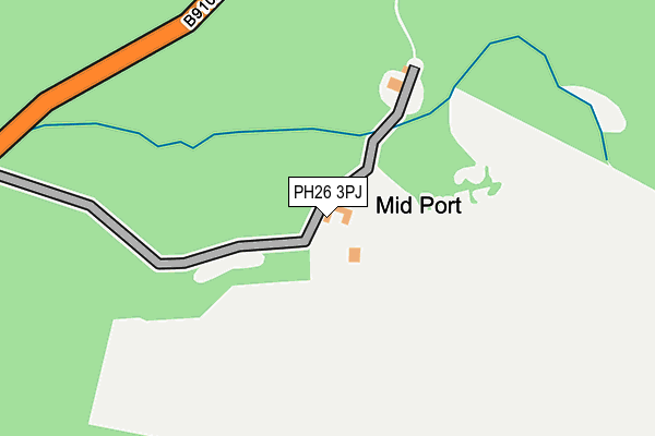 PH26 3PJ map - OS OpenMap – Local (Ordnance Survey)