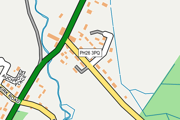 PH26 3PQ map - OS OpenMap – Local (Ordnance Survey)