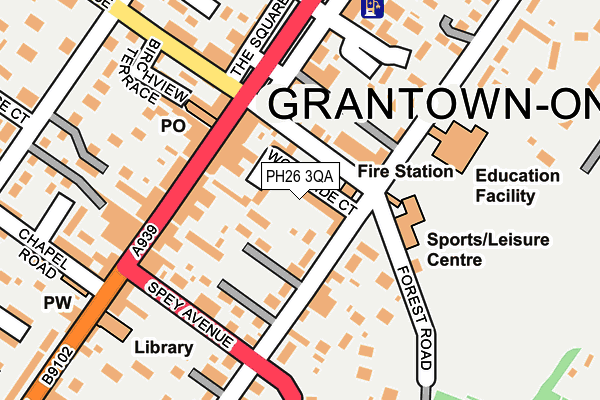 PH26 3QA map - OS OpenMap – Local (Ordnance Survey)