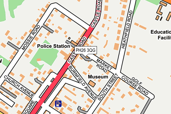 PH26 3QG map - OS OpenMap – Local (Ordnance Survey)