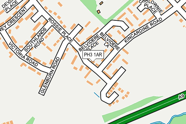 PH3 1AR map - OS OpenMap – Local (Ordnance Survey)