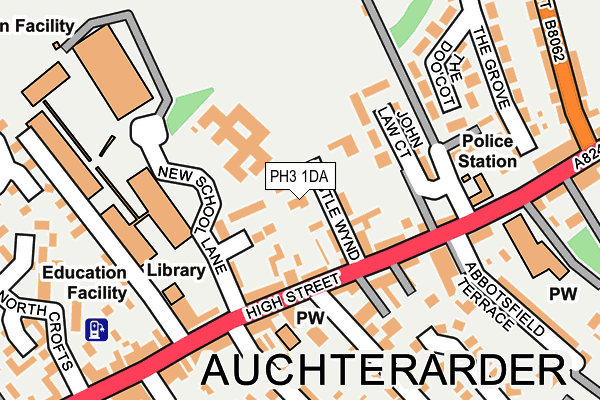 PH3 1DA map - OS OpenMap – Local (Ordnance Survey)