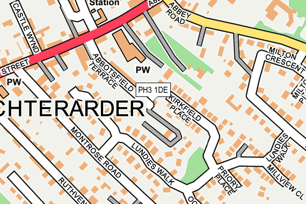 PH3 1DE map - OS OpenMap – Local (Ordnance Survey)