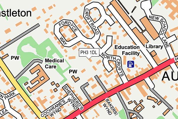 PH3 1DL map - OS OpenMap – Local (Ordnance Survey)