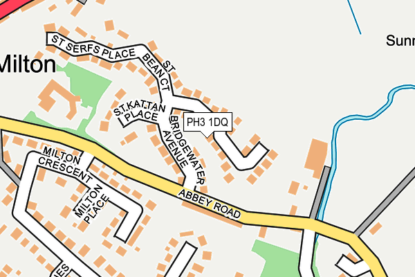 PH3 1DQ map - OS OpenMap – Local (Ordnance Survey)
