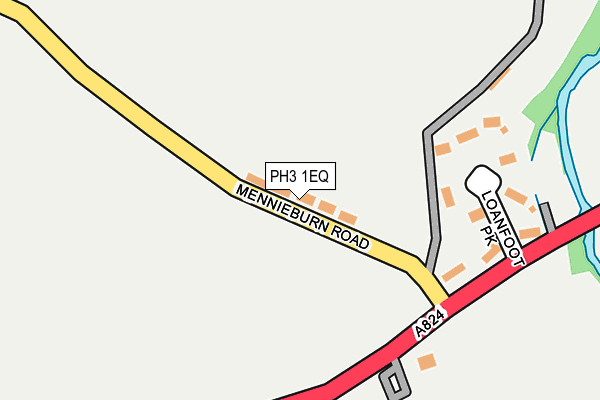 PH3 1EQ map - OS OpenMap – Local (Ordnance Survey)