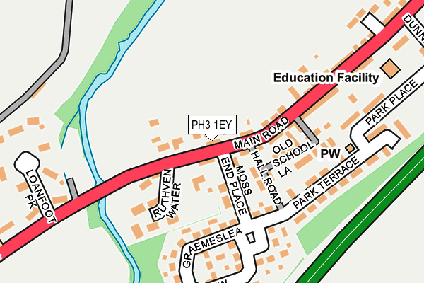 PH3 1EY map - OS OpenMap – Local (Ordnance Survey)