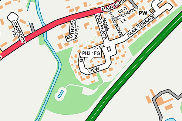 PH3 1FG map - OS OpenMap – Local (Ordnance Survey)