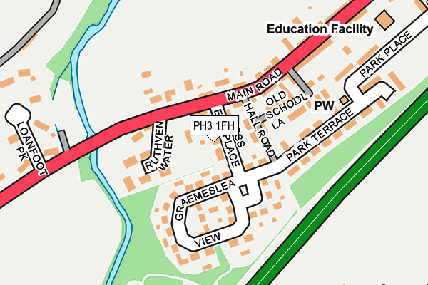 PH3 1FH map - OS OpenMap – Local (Ordnance Survey)