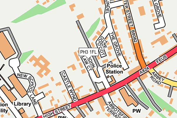 PH3 1FL map - OS OpenMap – Local (Ordnance Survey)