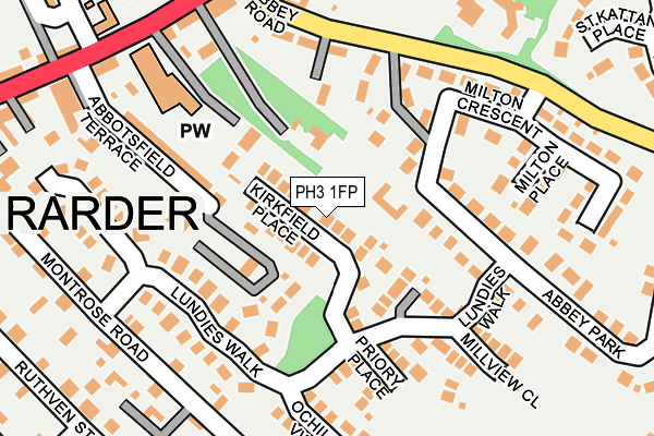 PH3 1FP map - OS OpenMap – Local (Ordnance Survey)