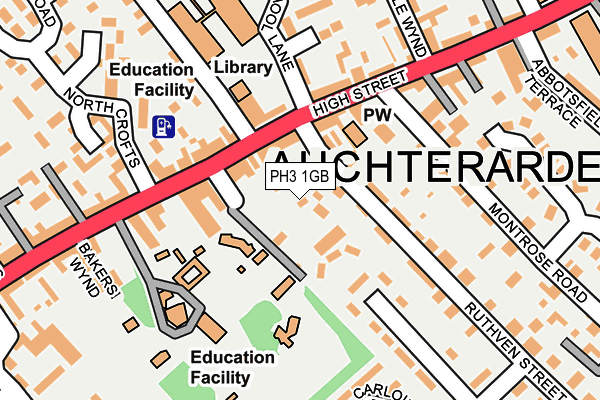 PH3 1GB map - OS OpenMap – Local (Ordnance Survey)