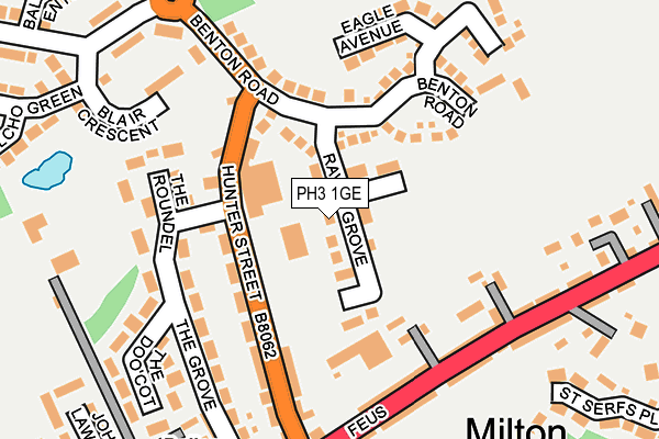 PH3 1GE map - OS OpenMap – Local (Ordnance Survey)