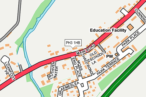 PH3 1HB map - OS OpenMap – Local (Ordnance Survey)