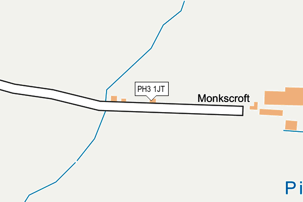 PH3 1JT map - OS OpenMap – Local (Ordnance Survey)