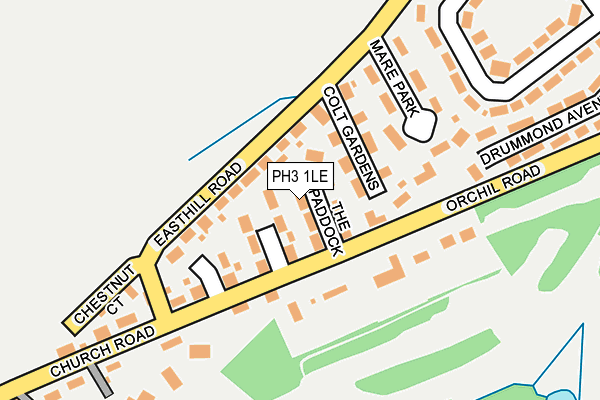 PH3 1LE map - OS OpenMap – Local (Ordnance Survey)