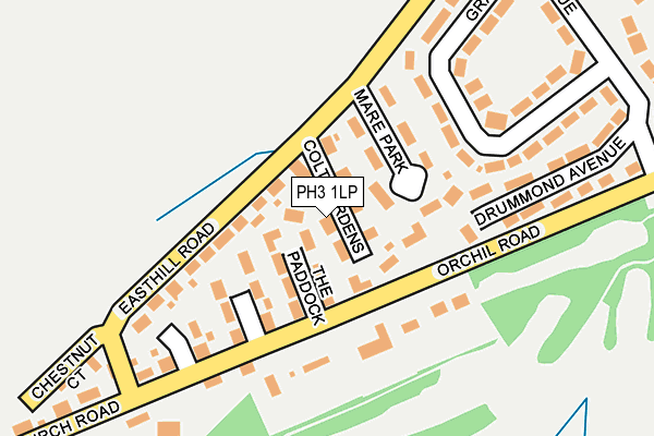 PH3 1LP map - OS OpenMap – Local (Ordnance Survey)