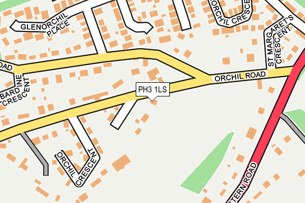 PH3 1LS map - OS OpenMap – Local (Ordnance Survey)