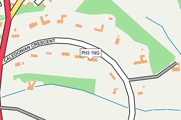 PH3 1NG map - OS OpenMap – Local (Ordnance Survey)