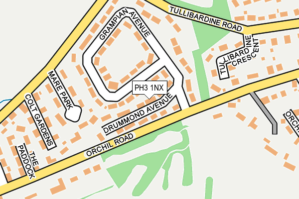 PH3 1NX map - OS OpenMap – Local (Ordnance Survey)
