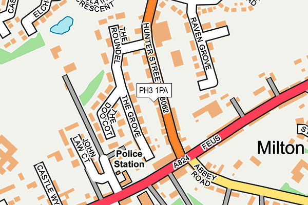 PH3 1PA map - OS OpenMap – Local (Ordnance Survey)