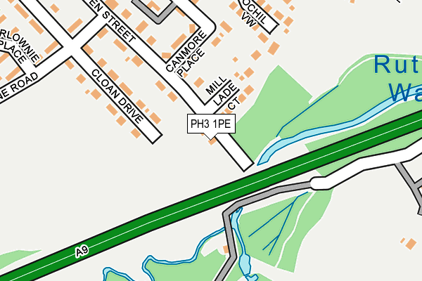 PH3 1PE map - OS OpenMap – Local (Ordnance Survey)