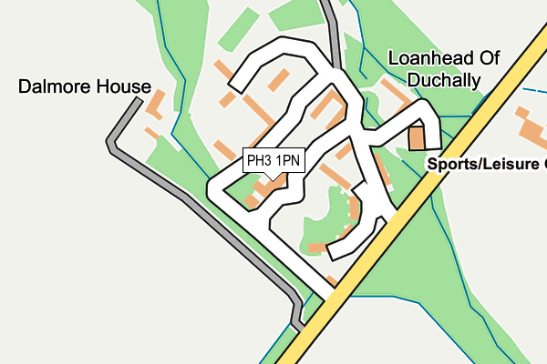 PH3 1PN map - OS OpenMap – Local (Ordnance Survey)