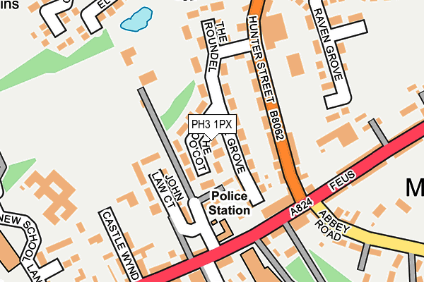 PH3 1PX map - OS OpenMap – Local (Ordnance Survey)