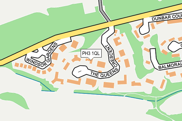 PH3 1QL map - OS OpenMap – Local (Ordnance Survey)