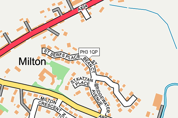 PH3 1QP map - OS OpenMap – Local (Ordnance Survey)