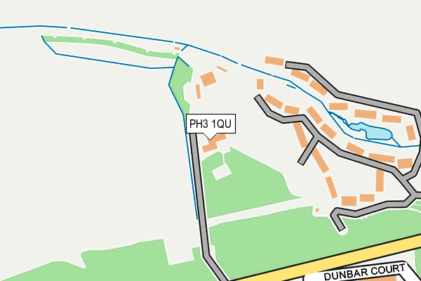 PH3 1QU map - OS OpenMap – Local (Ordnance Survey)