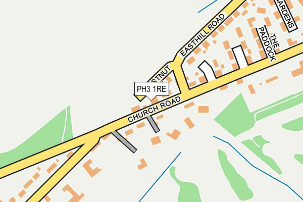PH3 1RE map - OS OpenMap – Local (Ordnance Survey)
