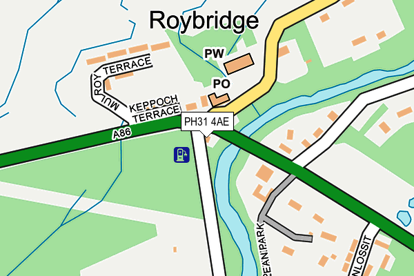 PH31 4AE map - OS OpenMap – Local (Ordnance Survey)