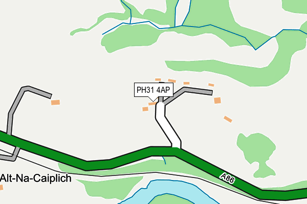 PH31 4AP map - OS OpenMap – Local (Ordnance Survey)