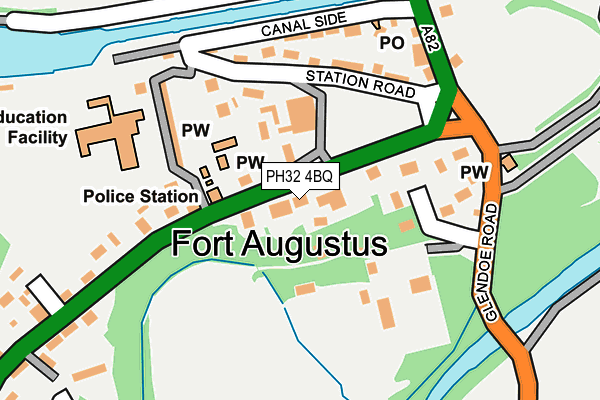 PH32 4BQ map - OS OpenMap – Local (Ordnance Survey)