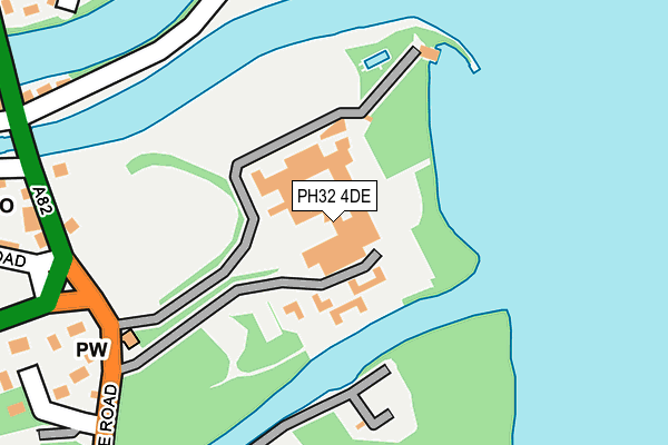 PH32 4DE map - OS OpenMap – Local (Ordnance Survey)