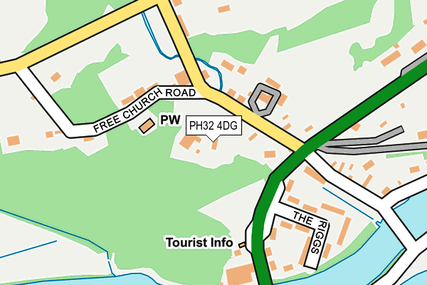 PH32 4DG map - OS OpenMap – Local (Ordnance Survey)