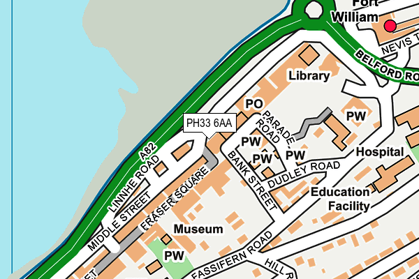 PH33 6AA map - OS OpenMap – Local (Ordnance Survey)