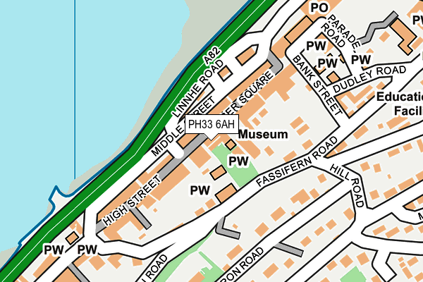 PH33 6AH map - OS OpenMap – Local (Ordnance Survey)