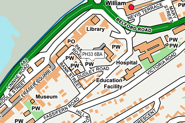 PH33 6BA map - OS OpenMap – Local (Ordnance Survey)