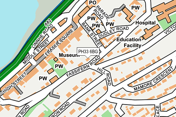PH33 6BG map - OS OpenMap – Local (Ordnance Survey)