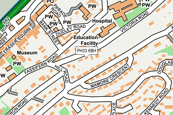 PH33 6BH map - OS OpenMap – Local (Ordnance Survey)