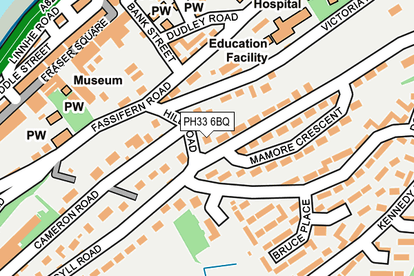 PH33 6BQ map - OS OpenMap – Local (Ordnance Survey)