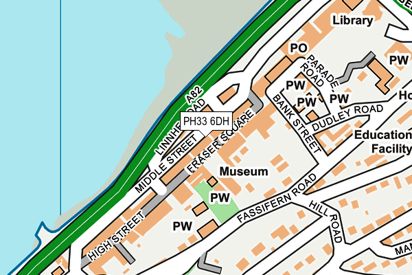 PH33 6DH map - OS OpenMap – Local (Ordnance Survey)