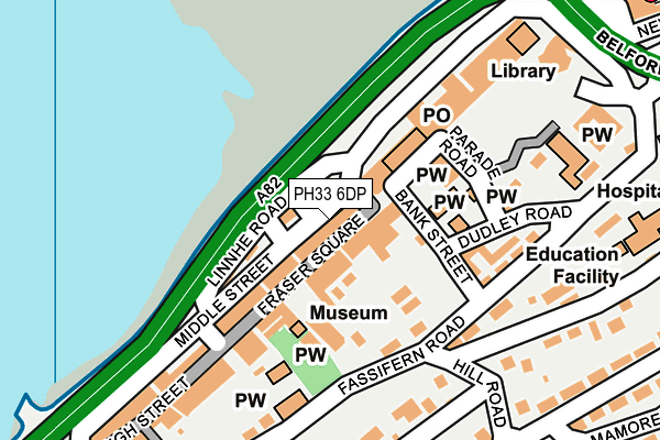 PH33 6DP map - OS OpenMap – Local (Ordnance Survey)